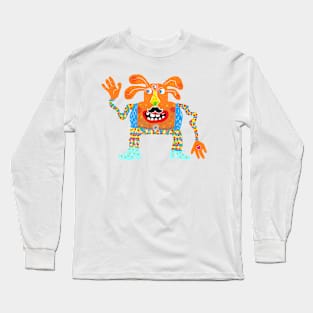 Angus Orange Long Sleeve T-Shirt